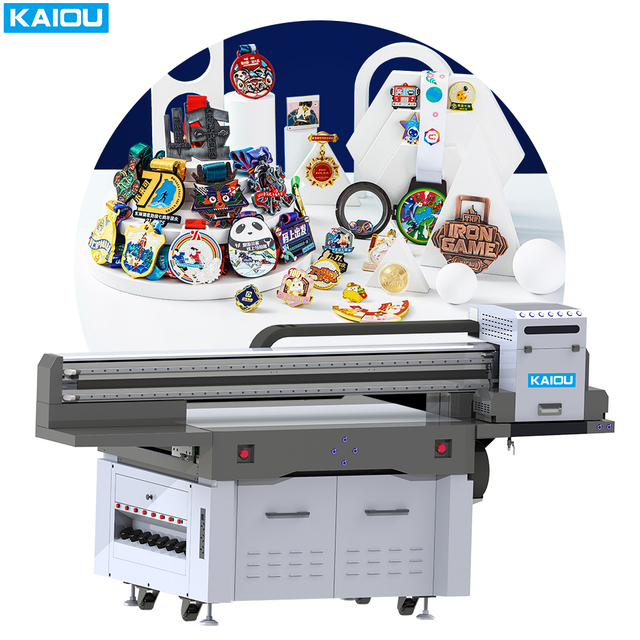 KAIOU visual positioning UV printer can be placed anywhere and scan and print with one click