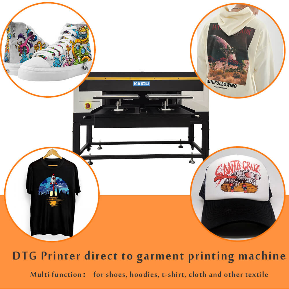 KAIOU Digital Direct To Garment Printer for Cloth Design