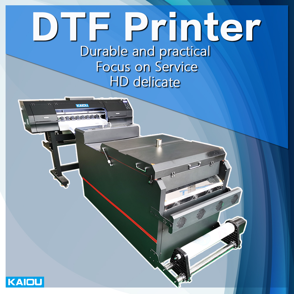 kaiou High Quality t-shirt printing dtf printer 60cm roll print DTF machine