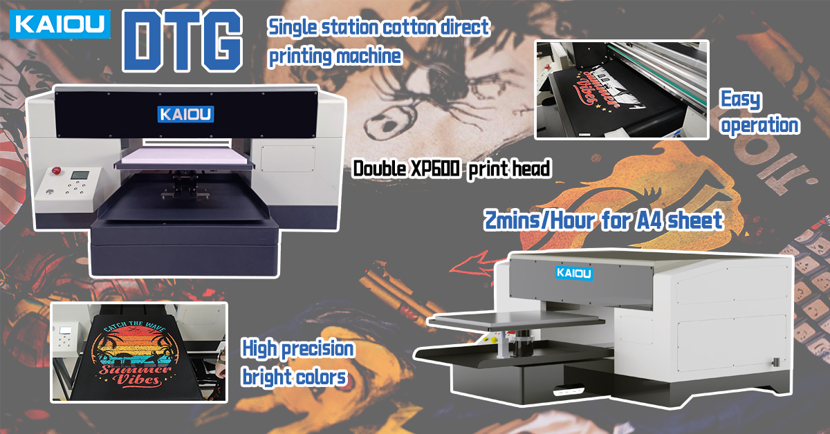 What is the difference between a DTG printer and screen printing?