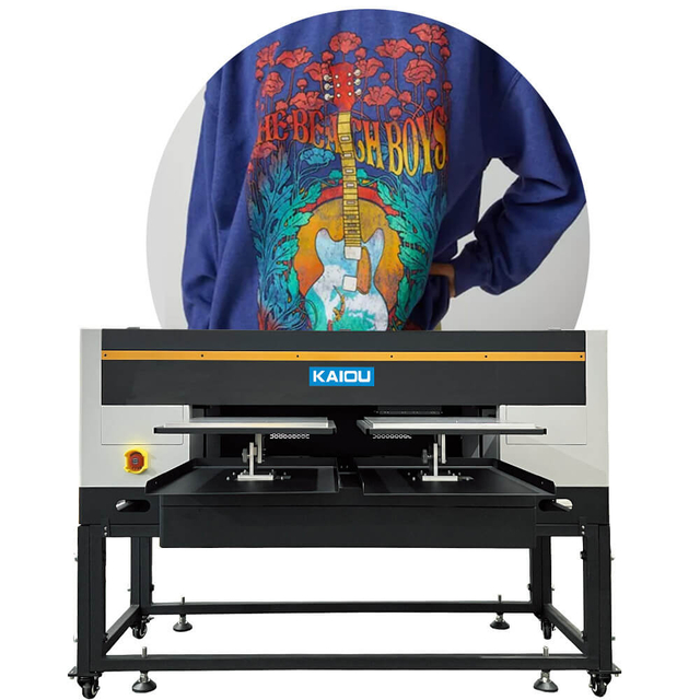 DTG Printer, direct to garment printer, digital cloth printing machine, kaiou DTG