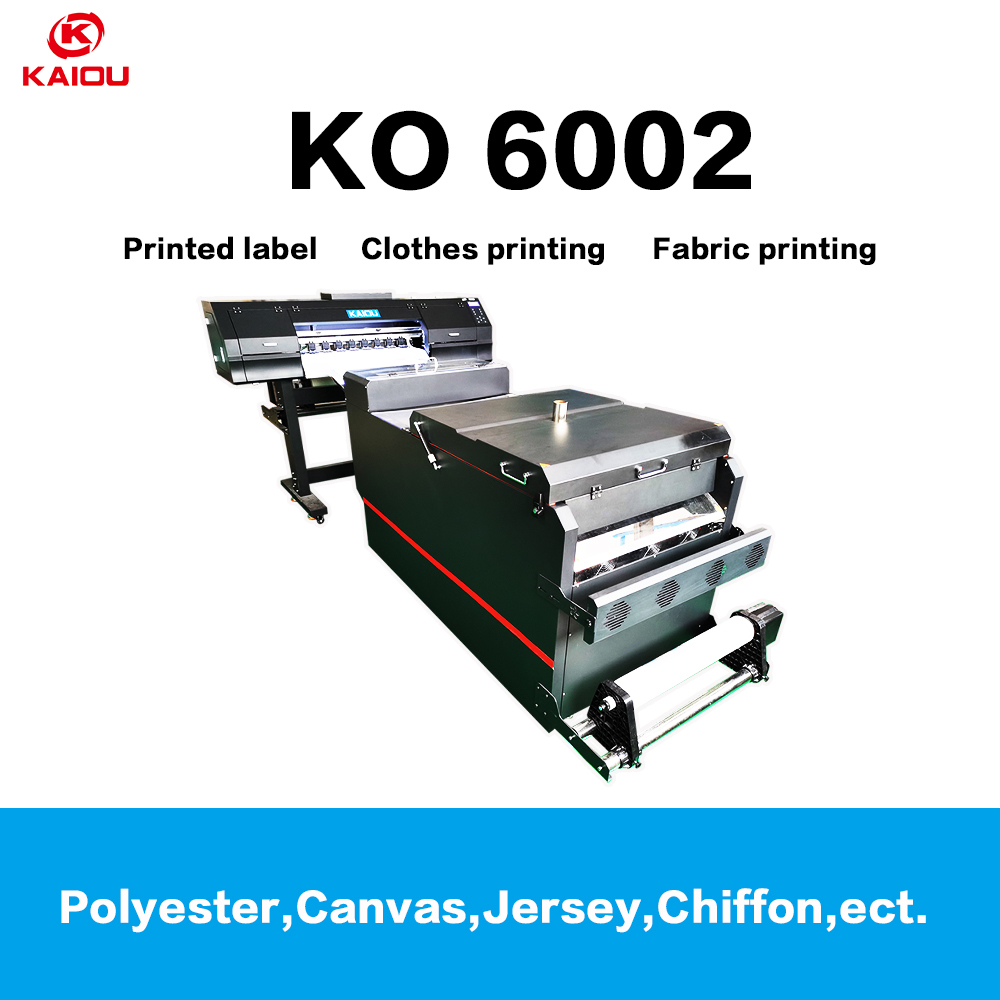 kaiou 2023 good price High Quality t-shirt dtf printer 60cm roll print DTF machine