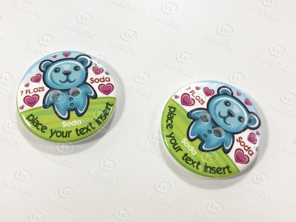 Cloth Buttons Design & Printing Solution-KAIOU UV Printer 