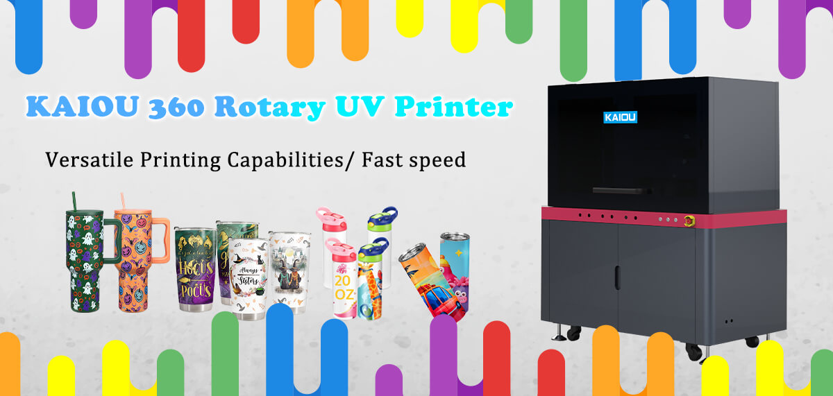 Revolutionize Drinkware Branding with The Kaiou 360 UV Tumbler Printing Machine