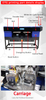 Double printing platform DTG machine