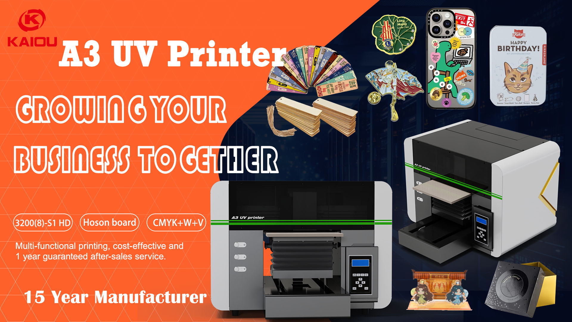 New Product Launch: KAIOU A3 UV DTF Printer