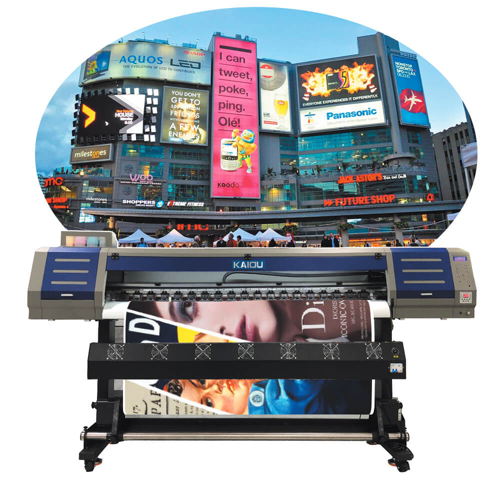 High-Quality, Reliable Printing Solution- KAIOU 1.6m Eco Solvent Printer