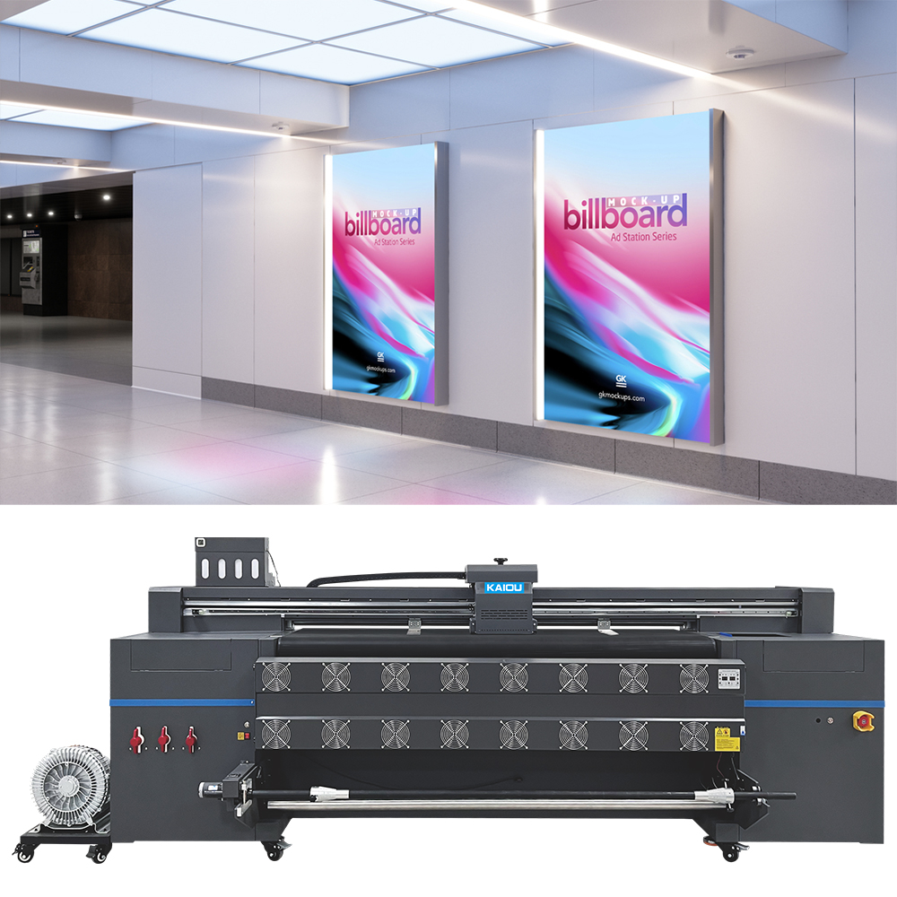 KAIOU 1.8m Hybrid UV Printer – Roll & Flatbed in One